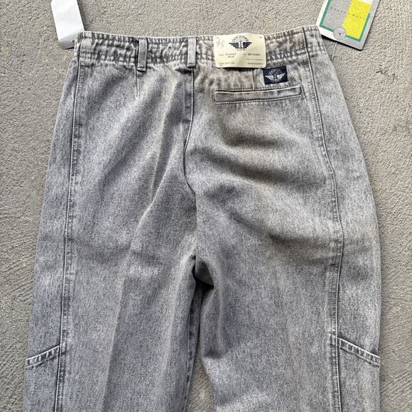 Deadstock 90s Dockers Jeans Black 29x32 Pleated Denim Levi’s Baggy Acid Vintage - Picture 14 of 16